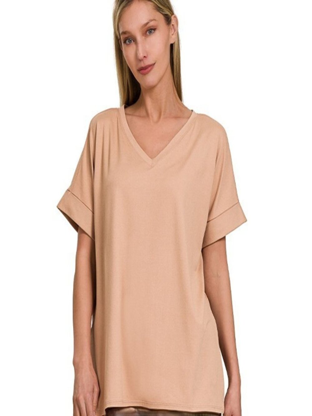 Women's Premium Buttery Soft Brushed Microfiber Top Color Brush Small-XL